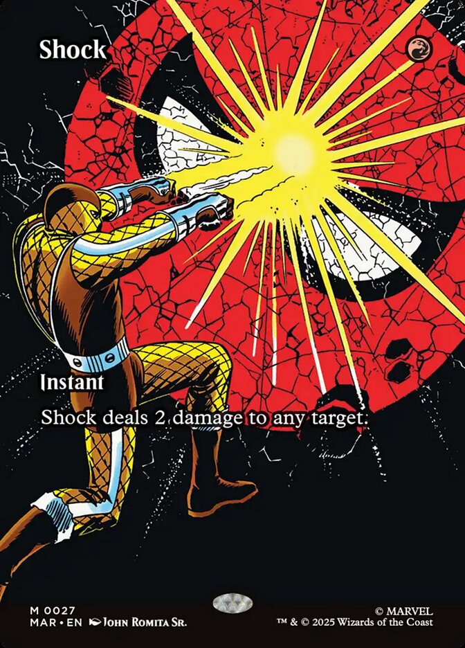 Shock, Marvel Universe Card Art