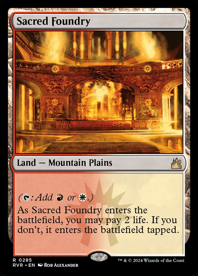 Sacred Foundry, Ravnica Remastered Card Art