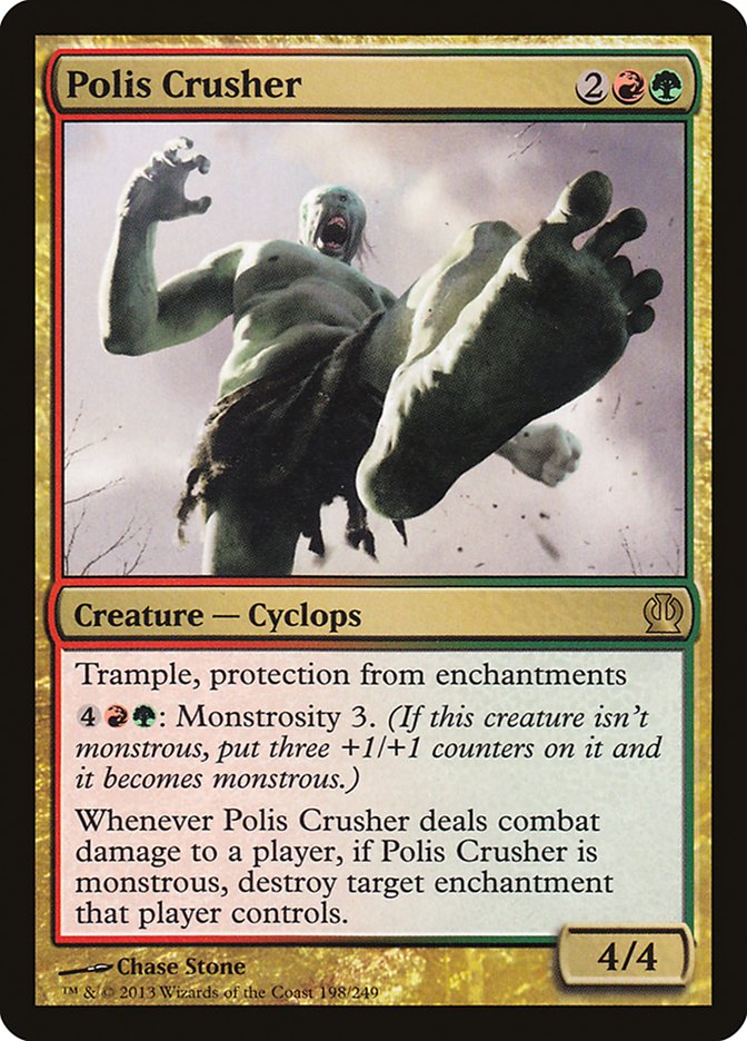 Polis Crusher, Theros Card Art