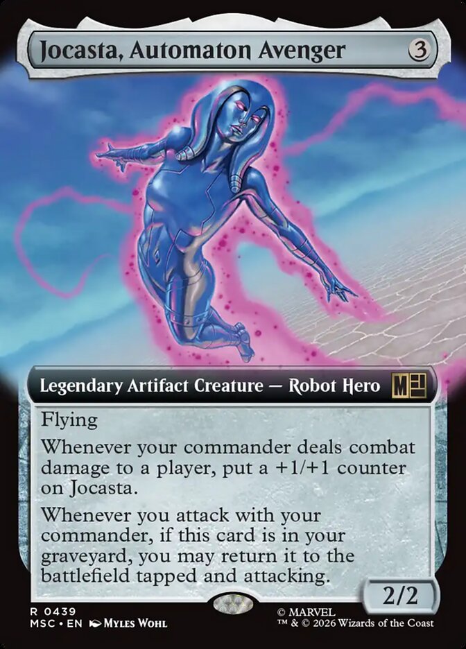 Jocasta, Automaton Avenger, Marvel Super Heroes Commander Card Art