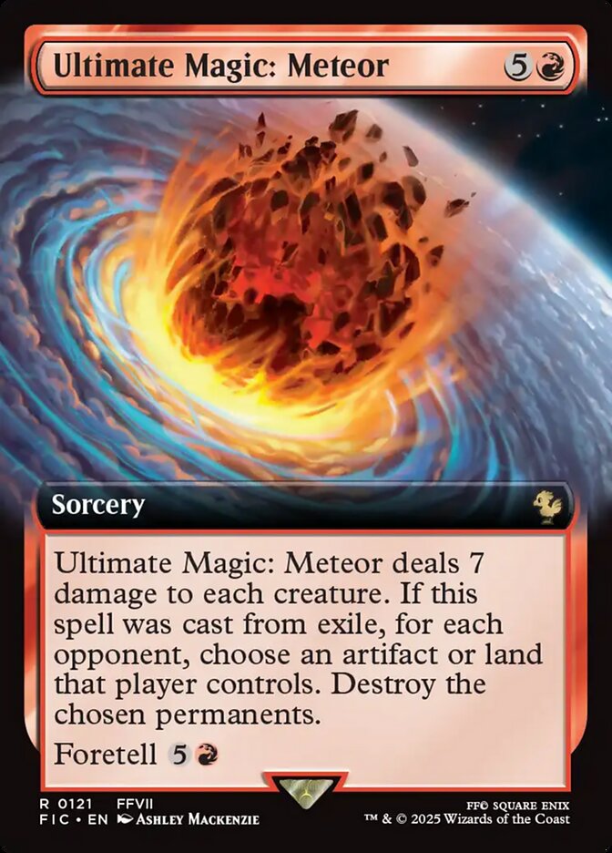 Ultimate Magic: Meteor, Final Fantasy Commander Card Art