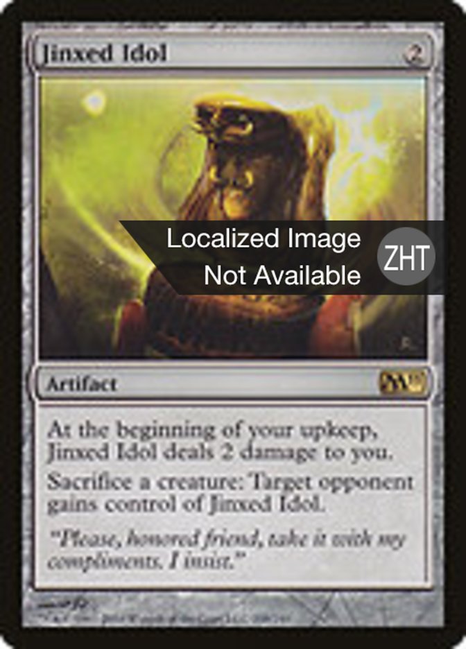 Jinxed Idol, Magic 2011 Card Art