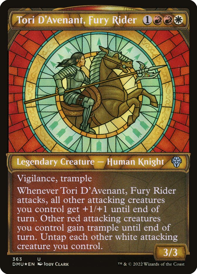 Tori D'Avenant, Fury Rider, Dominaria United Card Art