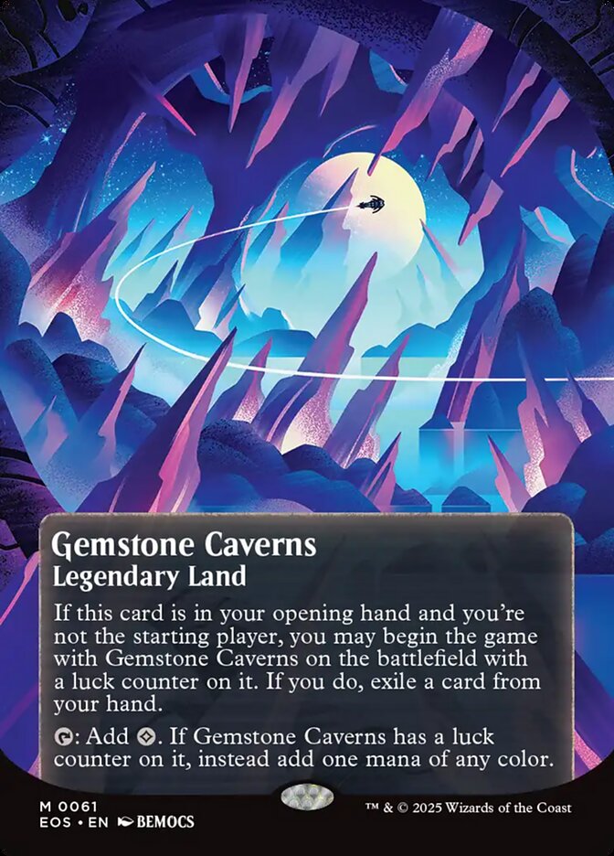 Gemstone Caverns, Edge Of Eternities: Stellar Sights Card Art