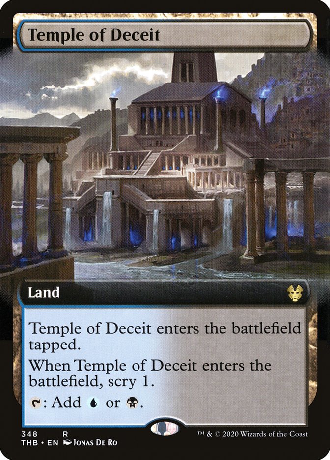 Temple of Deceit, Theros beyond death Card Art
