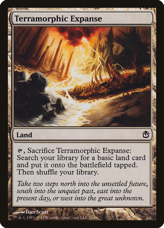 Terramorphic Expanse, Duel decks: ajani vs. nicol bolas Card Art