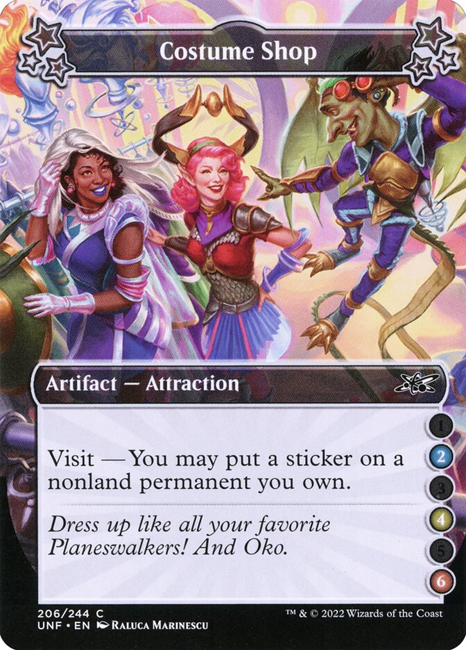 Costume Shop, Unfinity Card Art