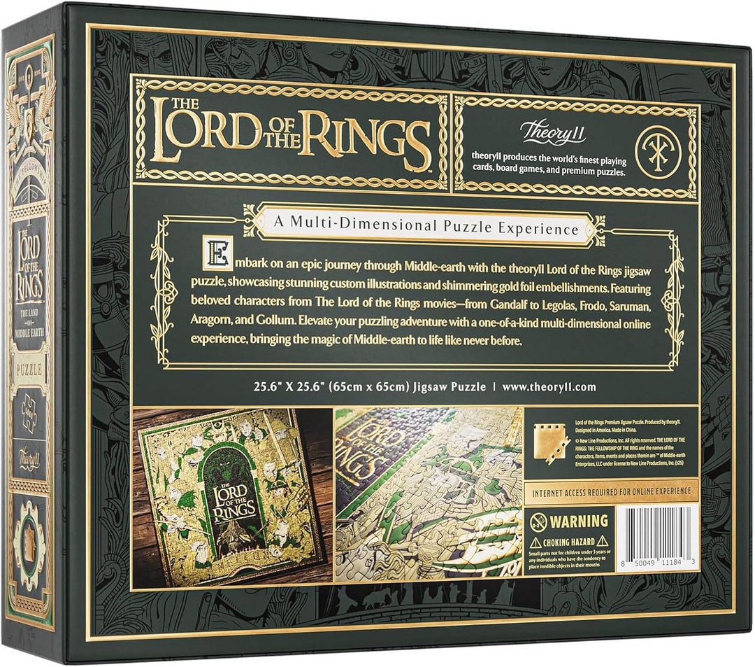 Pussel - 1000 - Lord Of The Rings Multi-Dimensional Puzzle