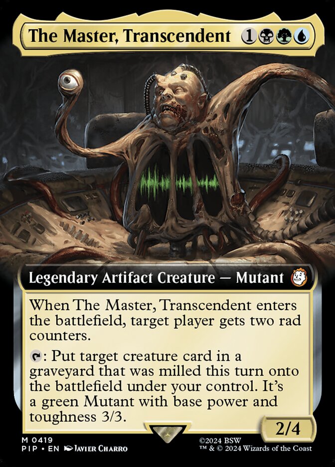 The Master, Transcendent, Fallout Card Art