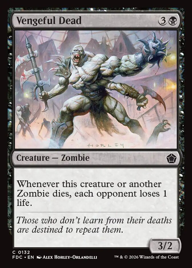 Vengeful Dead, Foundations Commander Card Art