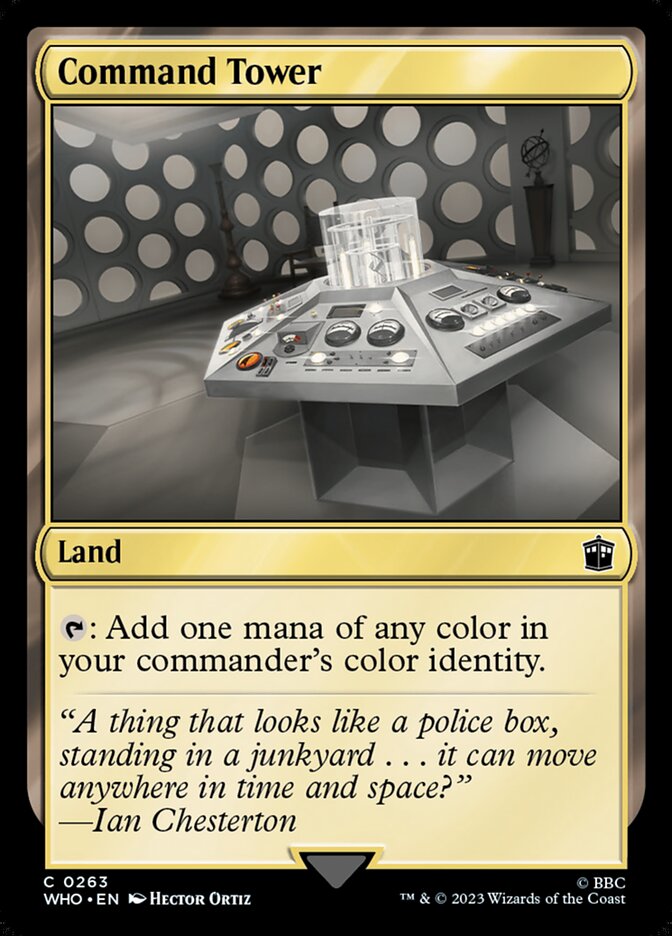 Command Tower, Doctor Who Card Art