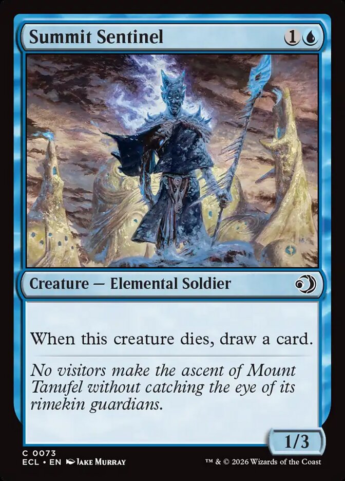 Summit Sentinel, Lorwyn Eclipsed Card Art