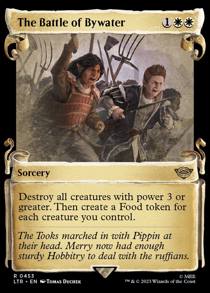 The Battle of Bywater, The Lord Of The Rings: Tales Of Middle-Earth Card Art