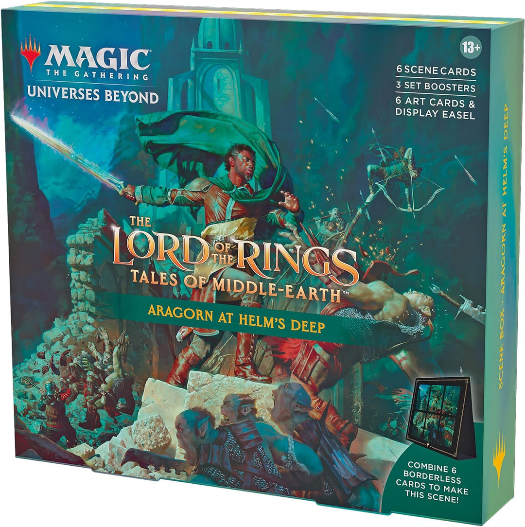 Magic: The Gathering - Scene Box - The Lord of The Rings: Tales of Middle-Earth - Aragorn At Helm's Deep