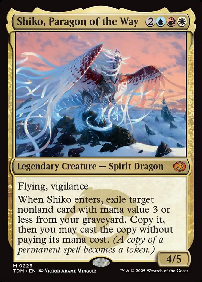 Shiko, Paragon of the Way, Tarkir: dragonstorm Card Art