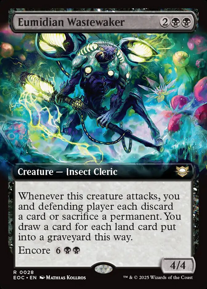 Eumidian Wastewaker, Edge Of Eternities Commander Card Art