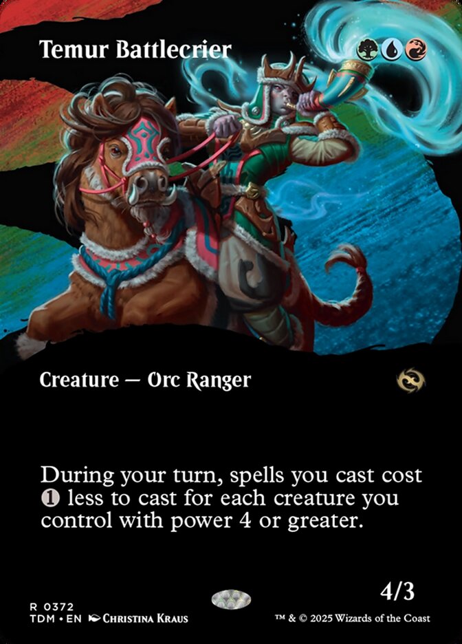 Temur Battlecrier, Tarkir: Dragonstorm Card Art