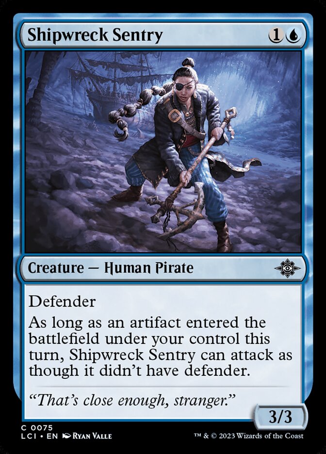 Shipwreck Sentry, The lost caverns of ixalan Card Art