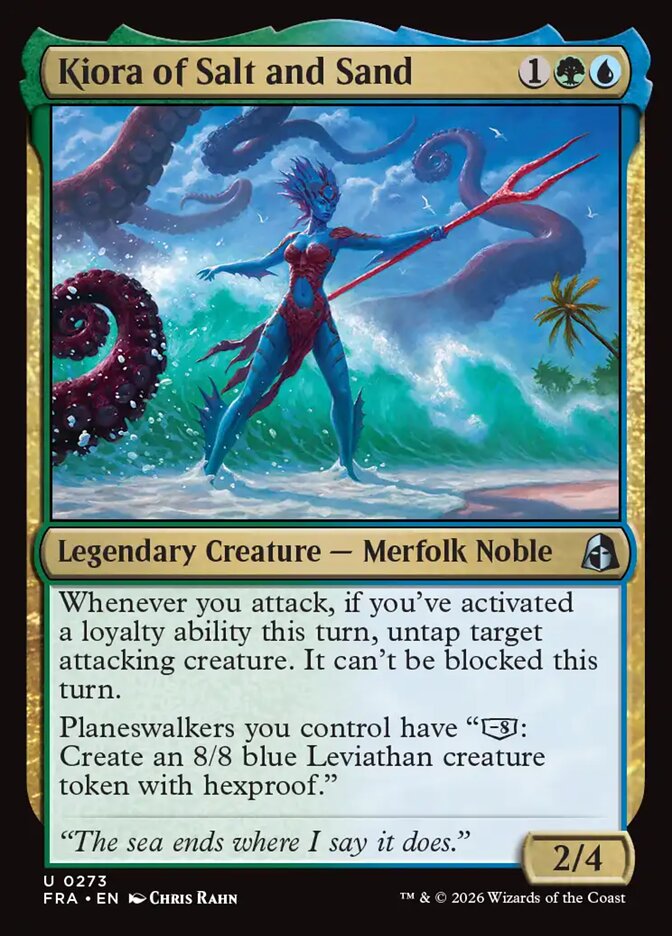 Kiora of Salt and Sand, Reality Fracture Card Art