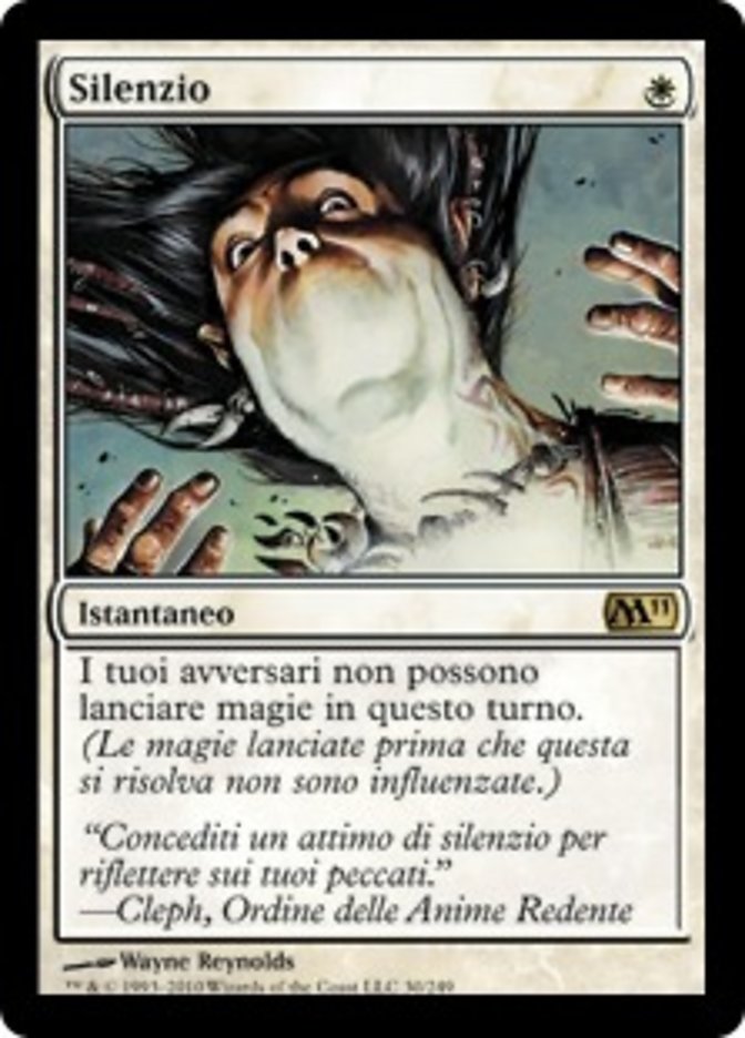 Silence, Magic 2011 Card Art