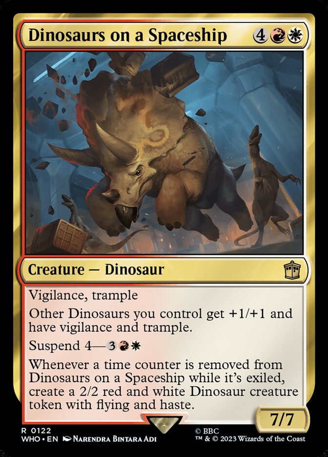 Dinosaurs on a Spaceship - Foil