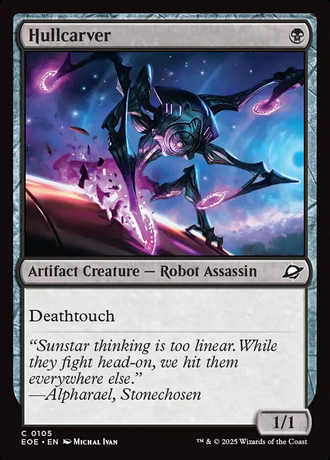 Hullcarver, Edge Of Eternities Card Art