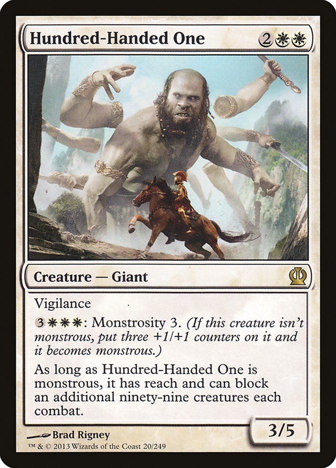 Hundred-Handed One, Theros Card Art