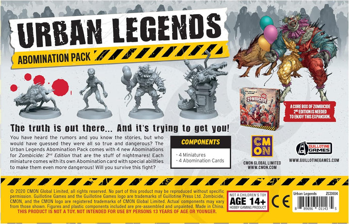 Zombicide 2nd Edition - Expansion - Urban Legends Abominations
