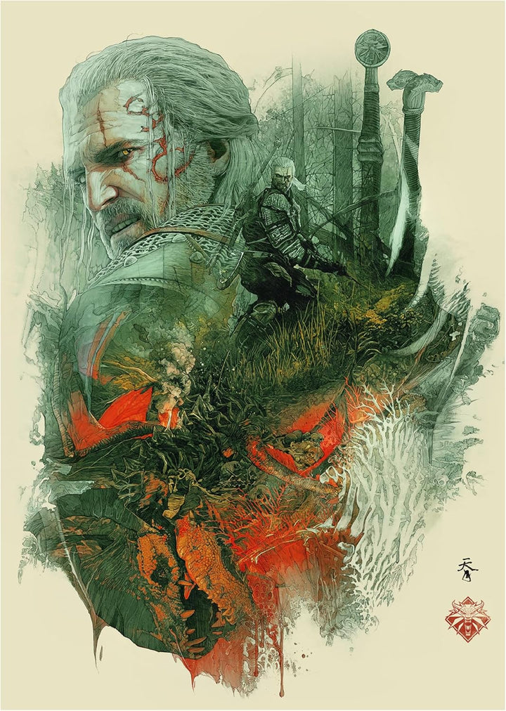 Good Loot - Gaming Puzzle 10 x 500 - The Witcher Wild Hunt: 10th Anniversary Puzzle Collection
