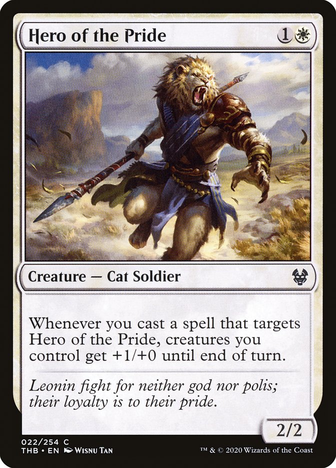 Hero of the Pride, Theros beyond death Card Art