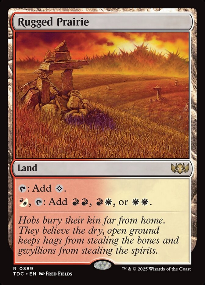Rugged Prairie, Tarkir: Dragonstorm Commander Card Art