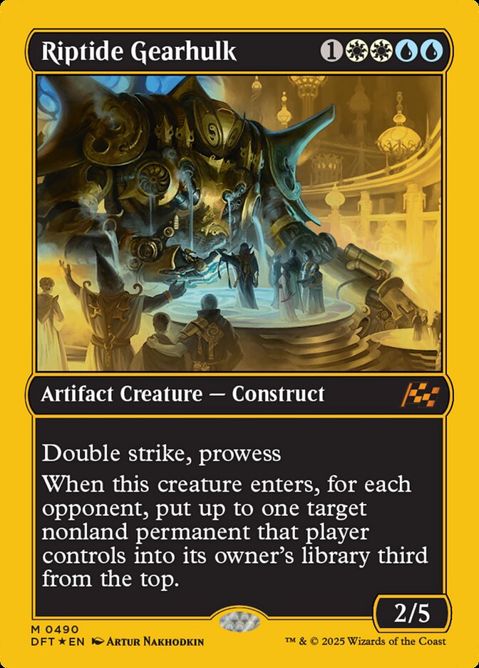 Riptide Gearhulk, Aetherdrift Card Art
