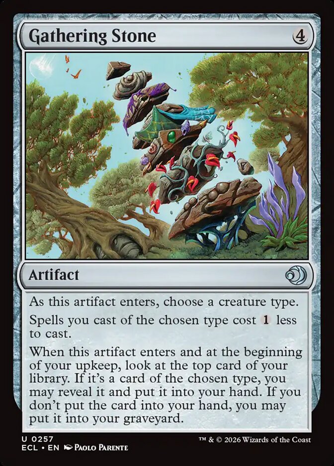 Gathering Stone, Lorwyn Eclipsed Card Art