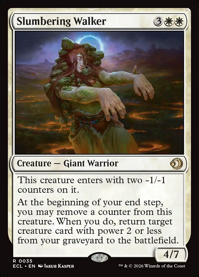 Slumbering Walker, Lorwyn Eclipsed Card Art