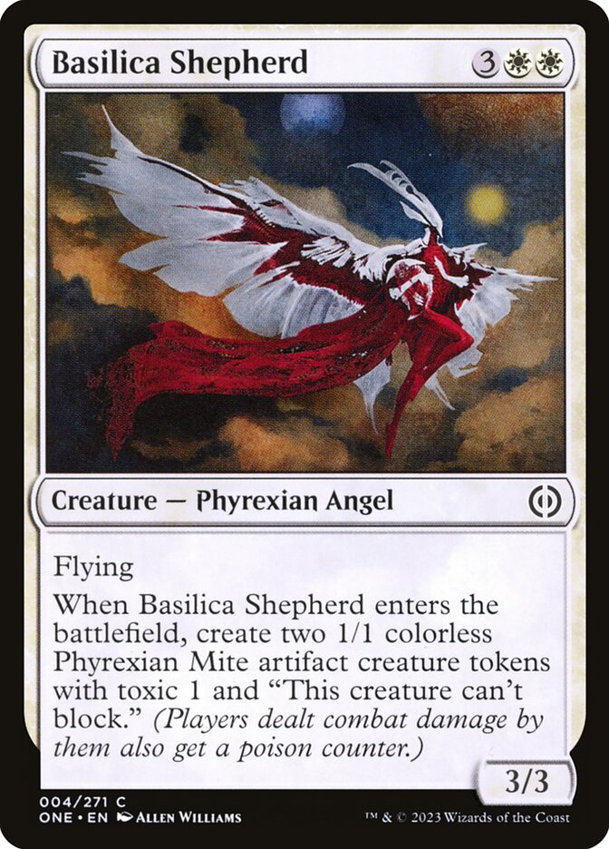Basilica Shepherd, Phyrexia: All Will Be One Card Art