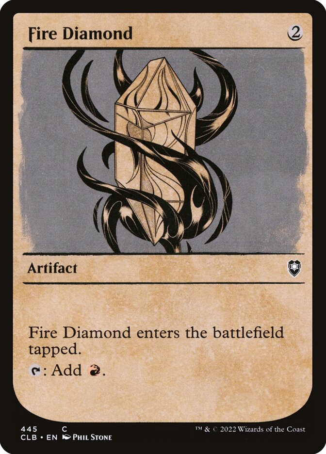 Fire Diamond - Foil