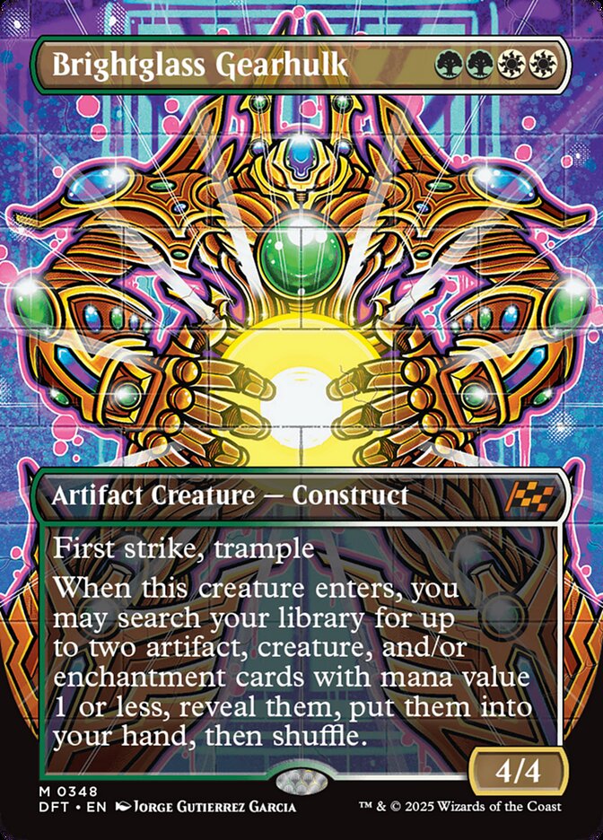 Brightglass Gearhulk, Aetherdrift Card Art