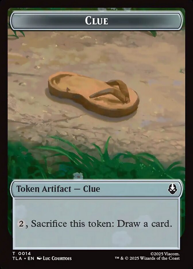 Clue, Avatar: The Last Airbender Tokens Card Art