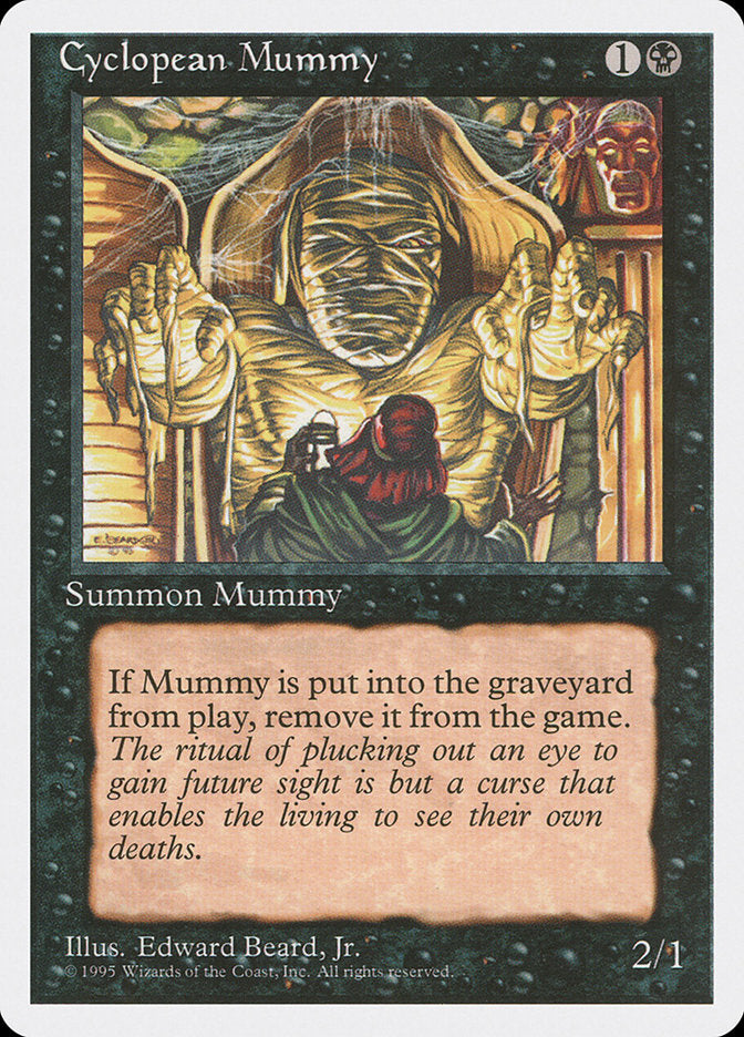 Cyclopean Mummy, Fourth edition Card Art