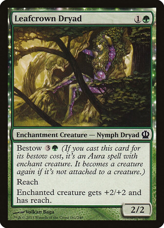 Leafcrown Dryad, Theros Card Art
