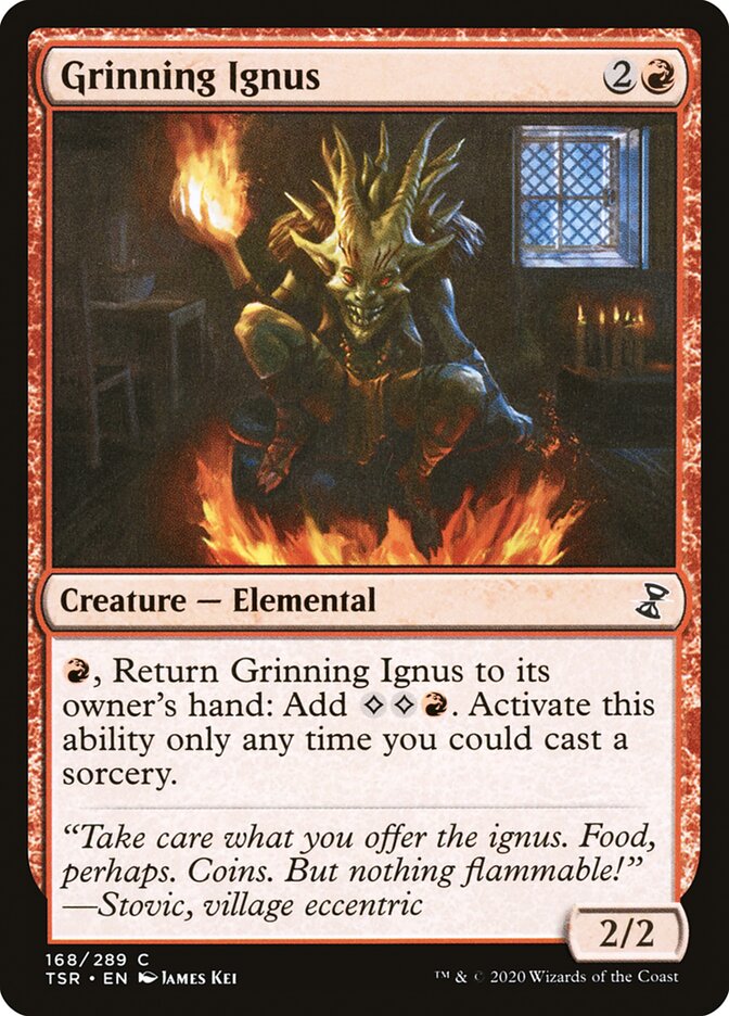 Grinning Ignus, Time Spiral Remastered Card Art