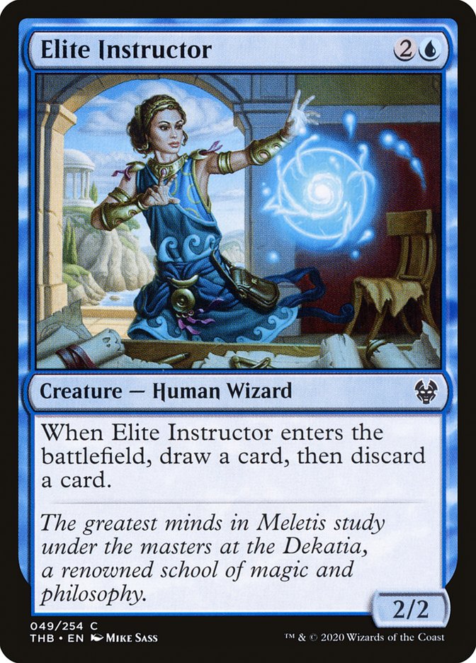 Elite Instructor, Theros beyond death Card Art