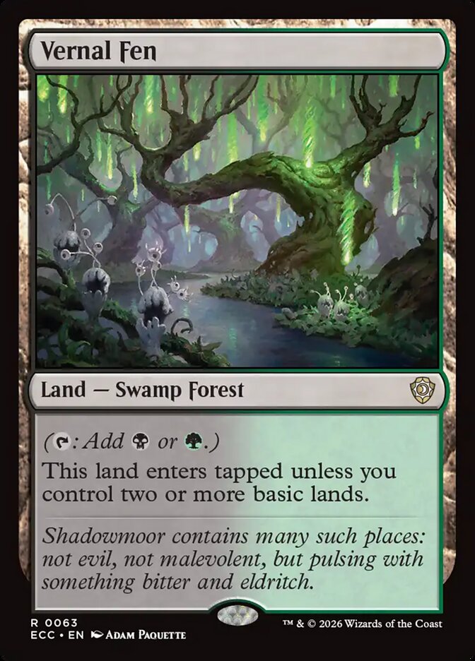 Vernal Fen, Lorwyn Eclipsed Commander Card Art