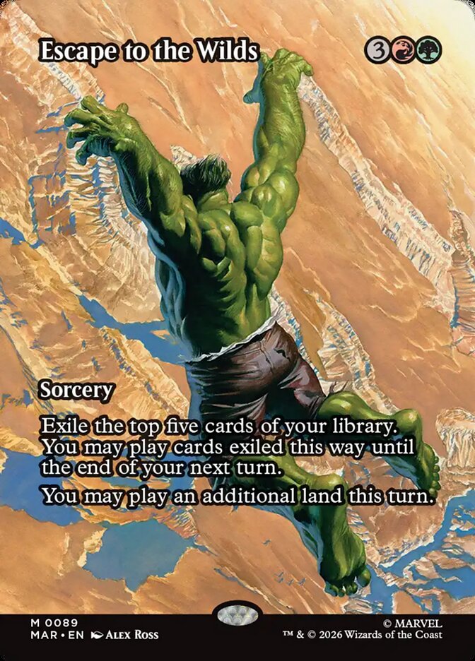 Escape to the Wilds, Marvel Universe Card Art
