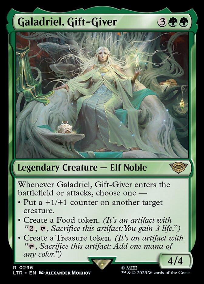 Galadriel, Gift-Giver, The Lord Of The Rings: Tales Of Middle-Earth Card Art