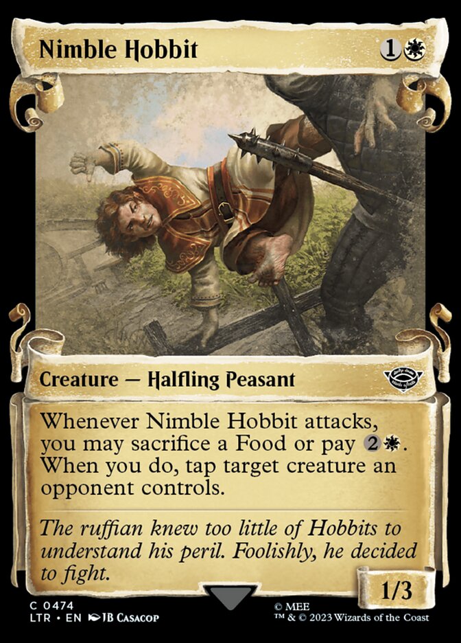 Nimble Hobbit, The lord of the rings: tales of middle-earth Card Art
