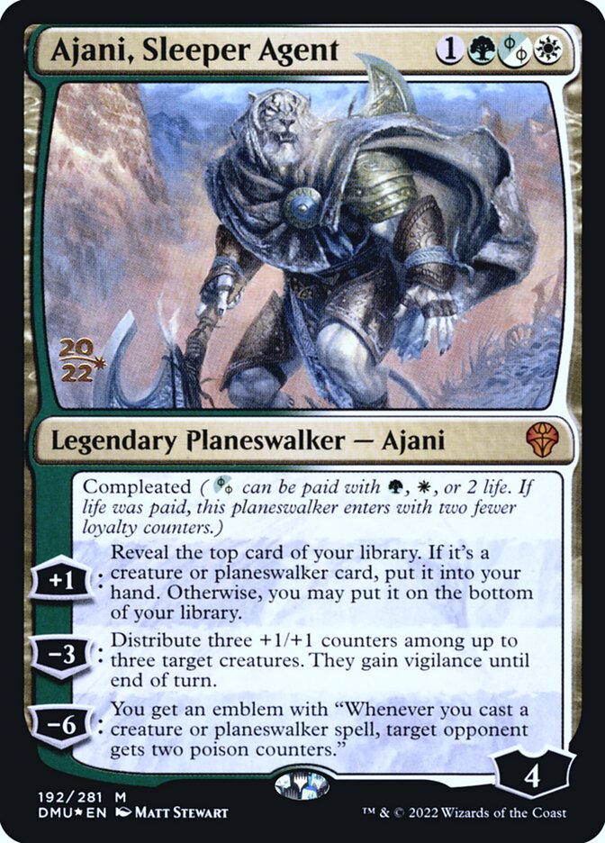 Ajani, Sleeper Agent, Dominaria United Promos Card Art