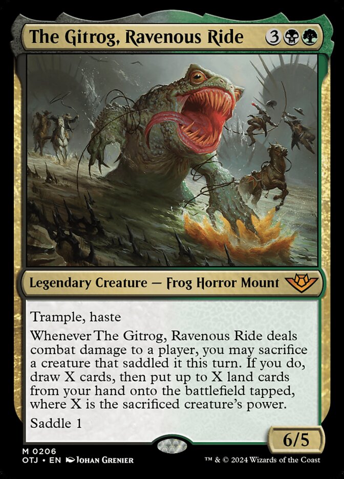 The Gitrog, Ravenous Ride, Outlaws of thunder junction Card Art
