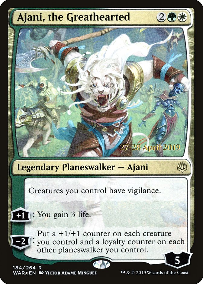 Ajani, the Greathearted - Foil