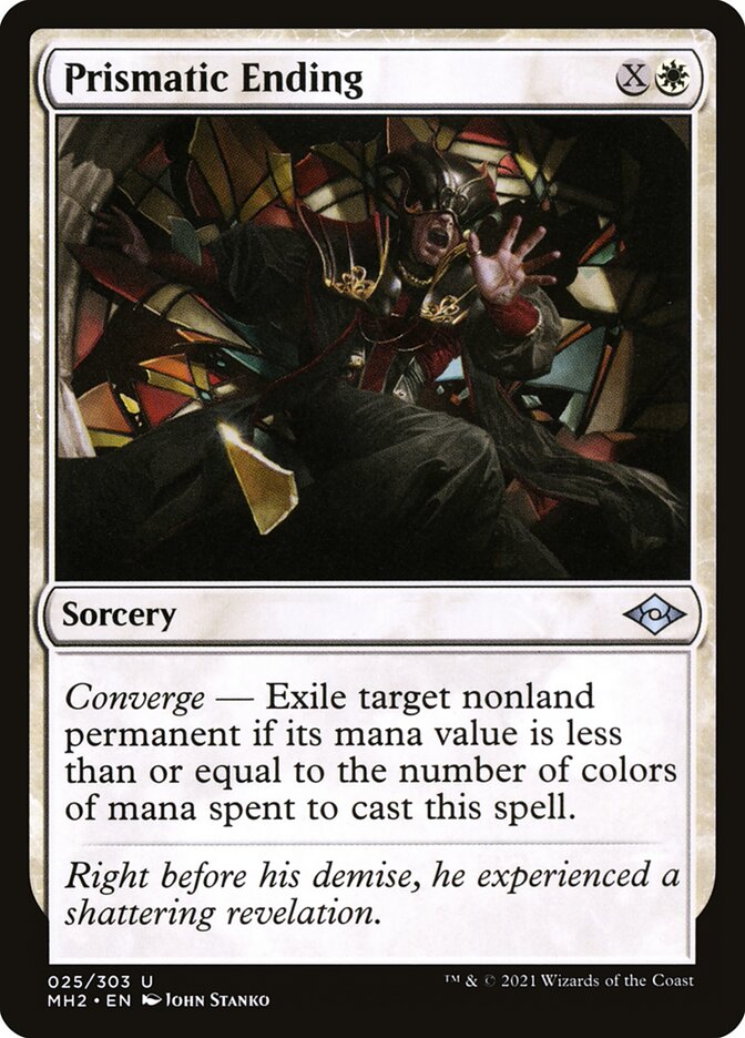 Prismatic Ending, Modern horizons 2 Card Art